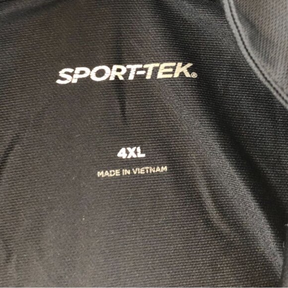 Sport-Tek Mens Polo Shirt Size 4XL Performance Activewear Black Short Sleeve - Picture 5 of 9